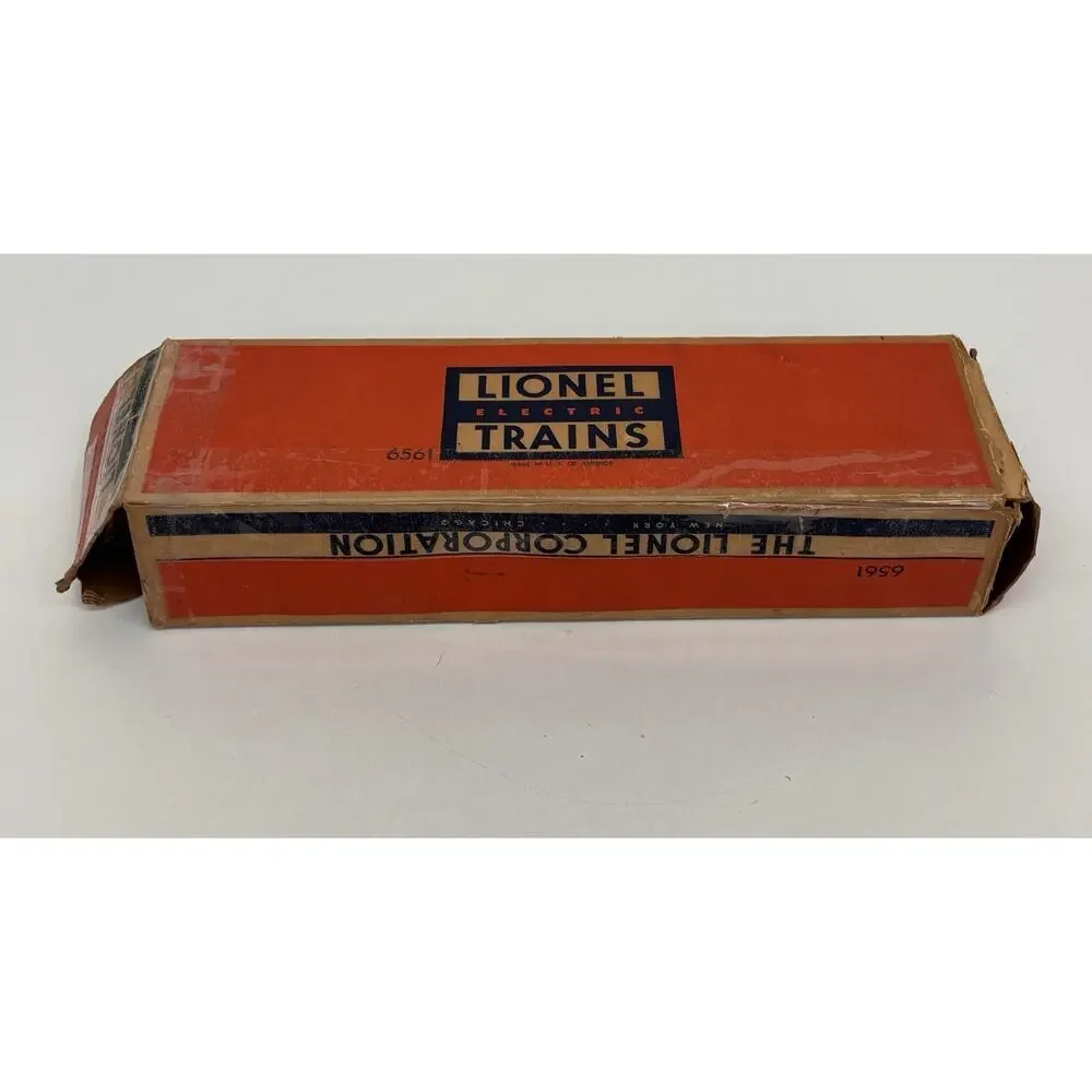 Lionel Postwar Cable Reel Depressed Flat Car 6561 w/ Original Box